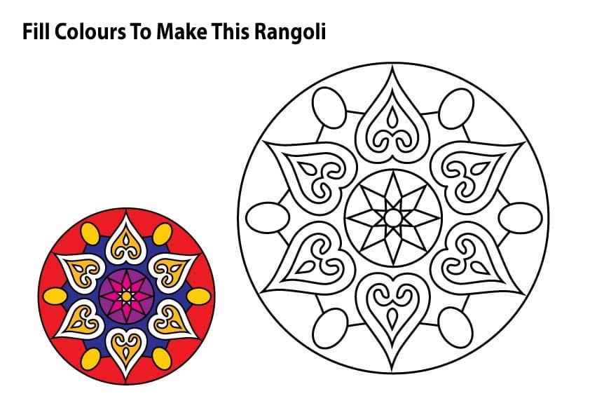 Rangoli stencils printouts design for rangoli colouring pages for kids Rangoli stencils printouts design for rangoli colouring pages for kids