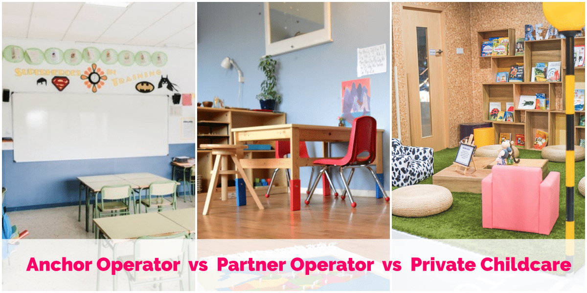 AOP vs POP vs Private Childcare