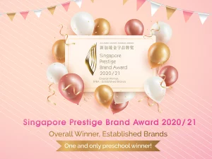 Winner of the Singapore Prestige Brand Award 2020/21